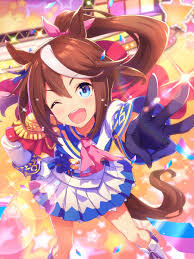 Tokai Teio Rare Card featuring vibrant anime character in dynamic pose with colorful background